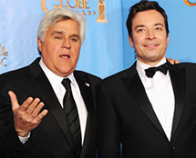 Jay Leno and Jimmy Fallon